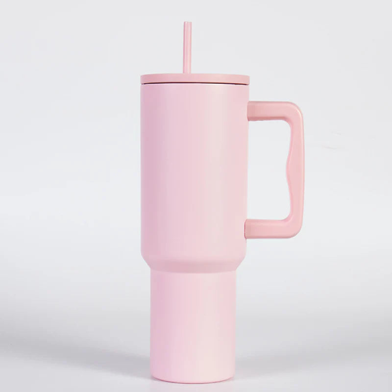 Custom Personalized Tumbler with Name – 20oz Insulated Travel Cup with Lid & Straw